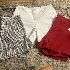 Womens size 10 shorts bundle